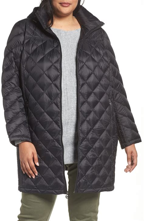 packable down fill michael kors|michael kors lightweight down coat.